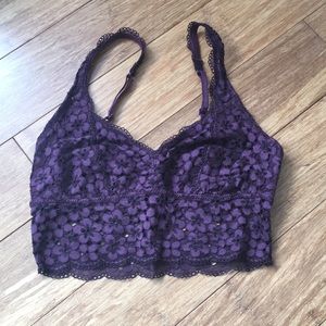 Plum colored Bralette